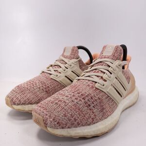 Adidas Ultraboost 4.0 Athletic Training Shoe Girls Size 6.5 B43513 Pink White